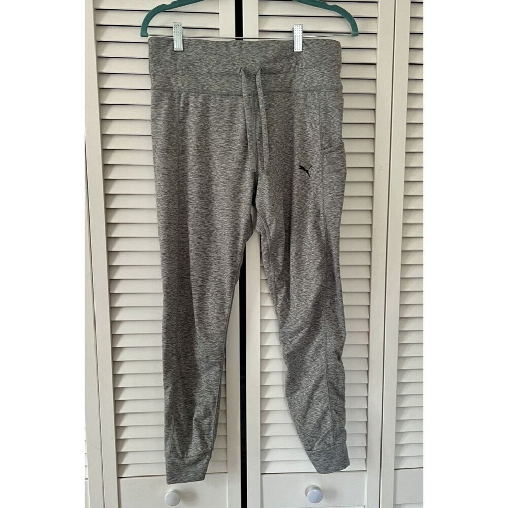 PUMA Women's Drawstring Tight Leggings with Pockets Size‎ Large